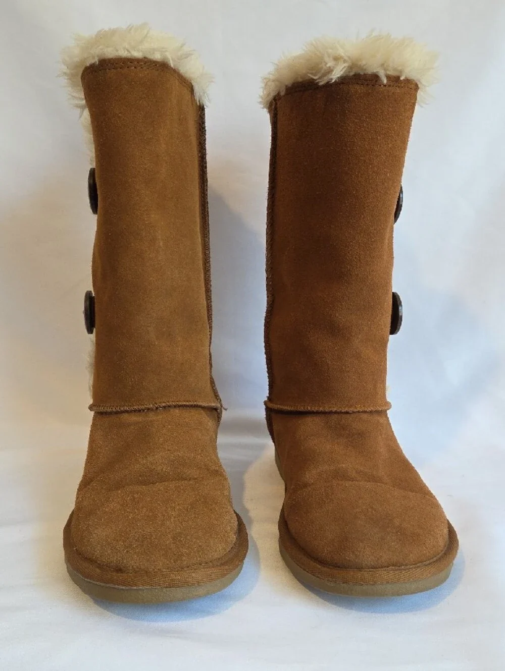 Sonoma Life & Style Carmel Brown Suede Leather Boots